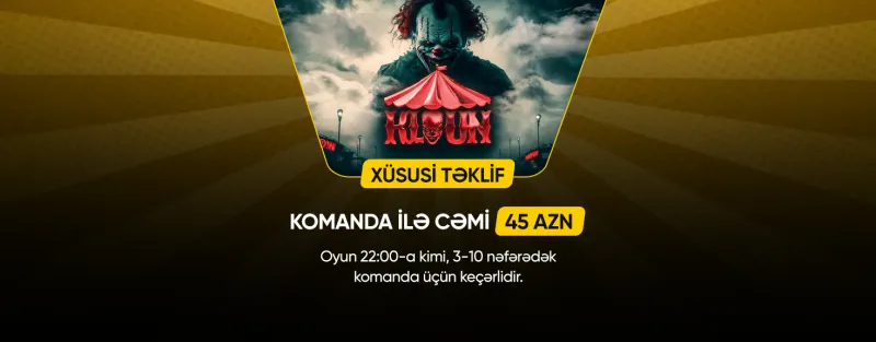 Klounun Dünyasında Sağ Qala Biləcəksən?, Escape Room Game